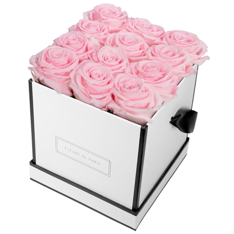 Medium / Blanco - Angular / Bridal Pink